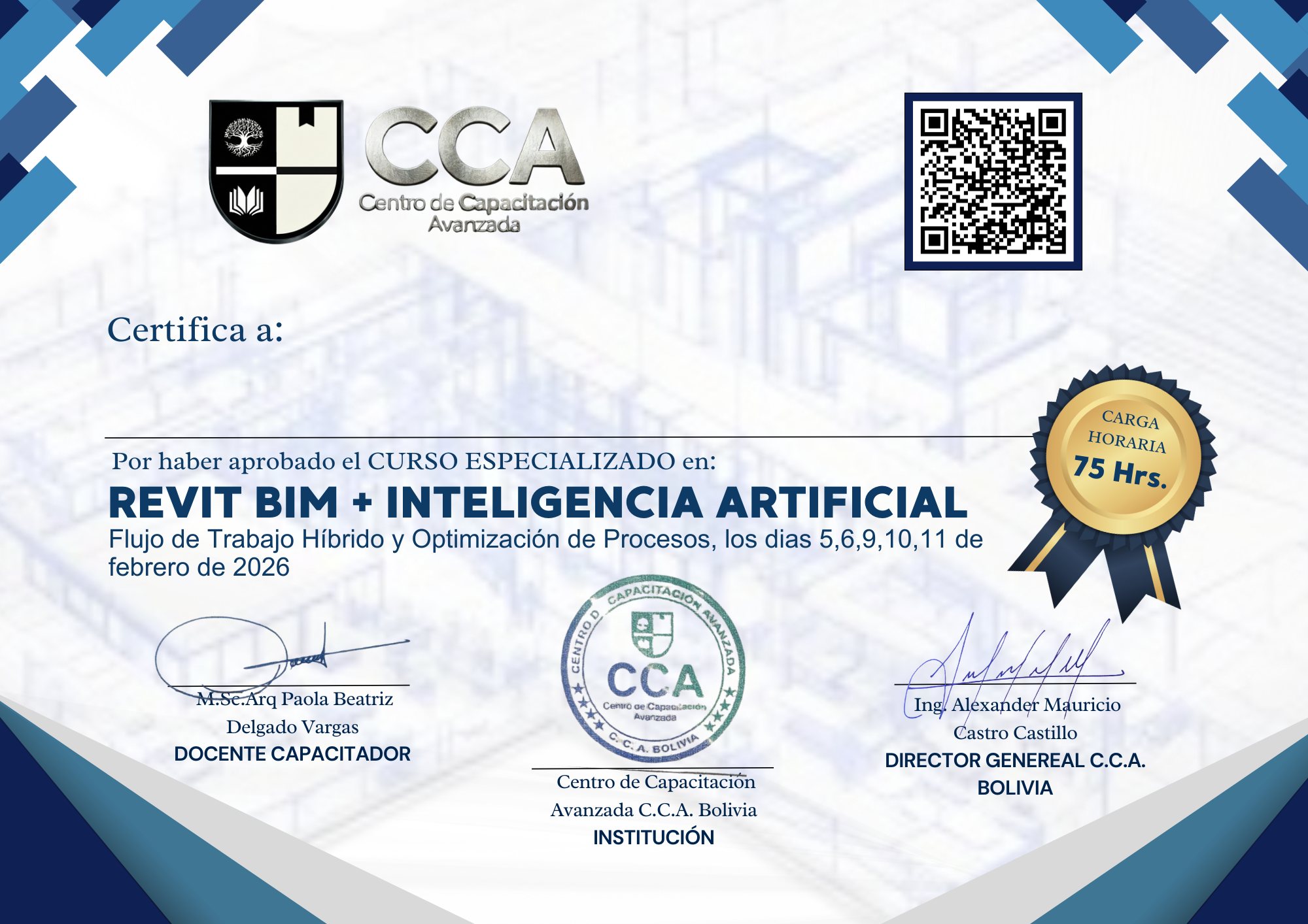 Certificado Oficial